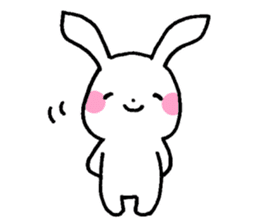 Newlywed rabbit (No character) sticker #10951820