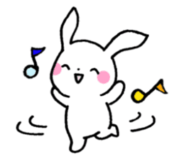 Newlywed rabbit (No character) sticker #10951821