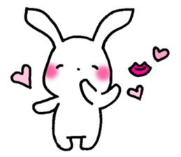 Newlywed rabbit (No character) sticker #10951826