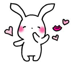 Newlywed rabbit (No character) sticker #10951826
