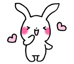Newlywed rabbit (No character) sticker #10951827
