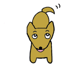 Daily life of Melon, the dog. sticker #10952432