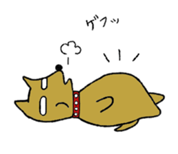 Daily life of Melon, the dog. sticker #10952434