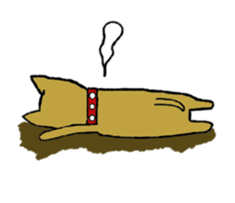 Daily life of Melon, the dog. sticker #10952435