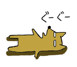 Daily life of Melon, the dog. sticker #10952438