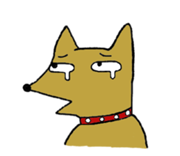 Daily life of Melon, the dog. sticker #10952441