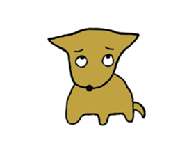 Daily life of Melon, the dog. sticker #10952445