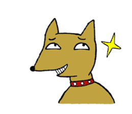 Daily life of Melon, the dog. sticker #10952450