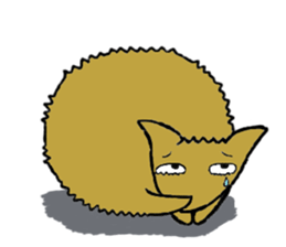 Daily life of Melon, the dog. sticker #10952460