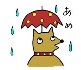 Daily life of Melon, the dog. sticker #10952461