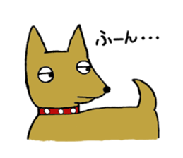 Daily life of Melon, the dog. sticker #10952468