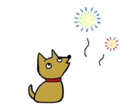 Daily life of Melon, the dog. sticker #10952471