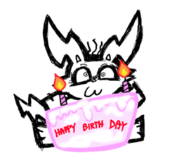 Toon rabbit sticker #10952556