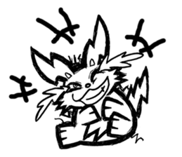 Toon rabbit sticker #10952563