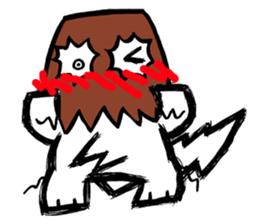 Toon rabbit sticker #10952564