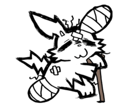 Toon rabbit sticker #10952567