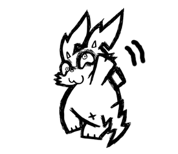 Toon rabbit sticker #10952568