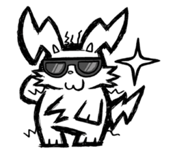 Toon rabbit sticker #10952574