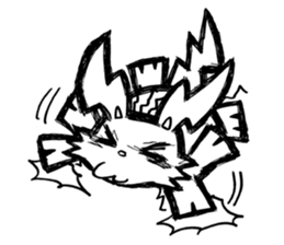 Toon rabbit sticker #10952577