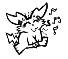 Toon rabbit sticker #10952578