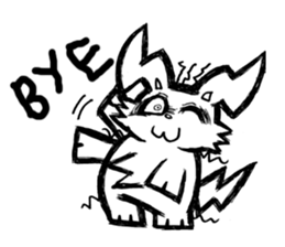 Toon rabbit sticker #10952579