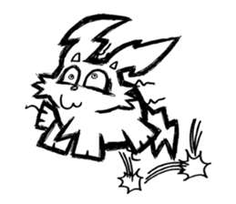 Toon rabbit sticker #10952580