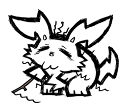 Toon rabbit sticker #10952584