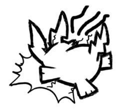 Toon rabbit sticker #10952585