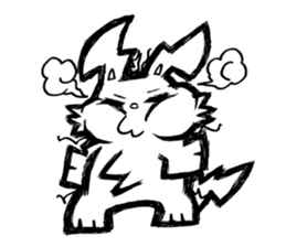 Toon rabbit sticker #10952586