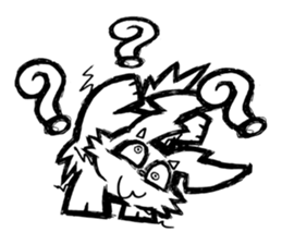 Toon rabbit sticker #10952587