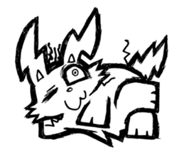 Toon rabbit sticker #10952589