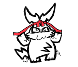 Toon rabbit sticker #10952590