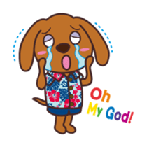 hawaiian ALOchan2 sticker #10953318