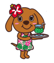 hawaiian ALOchan2 sticker #10953333