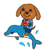 hawaiian ALOchan2 sticker #10953340