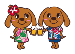 hawaiian ALOchan2 sticker #10953341