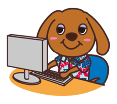 hawaiian ALOchan2 sticker #10953350