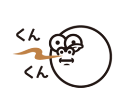 Text and Round Face 2 sticker #10953528