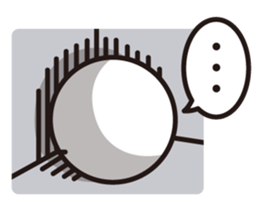 Text and Round Face 2 sticker #10953540