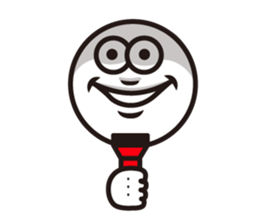 Text and Round Face 2 sticker #10953541