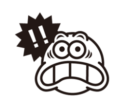 Text and Round Face 2 sticker #10953545