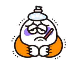 Text and Round Face 2 sticker #10953550