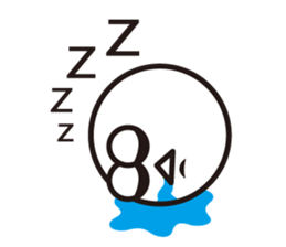 Text and Round Face 2 sticker #10953551