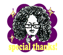 Afro hair boy.Chad. sticker #10954231