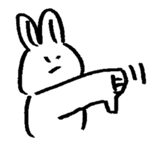 RABBIT TERUSUKE 2 sticker #10954729