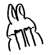 RABBIT TERUSUKE 2 sticker #10954732