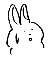 RABBIT TERUSUKE 2 sticker #10954739