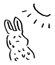 RABBIT TERUSUKE 2 sticker #10954747