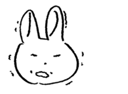 RABBIT TERUSUKE 2 sticker #10954748