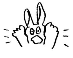 RABBIT TERUSUKE 2 sticker #10954751